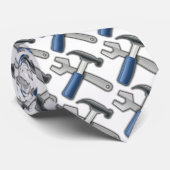 Cravate Outils de marteau et de clé (Roulé)