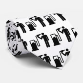 Cravate Ouvrier chargé des pompes de suicide (Roulé)