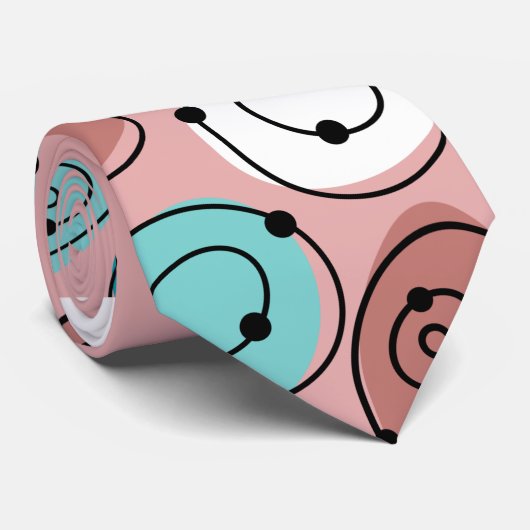 Cravate Ovales atomiques (Roulé)