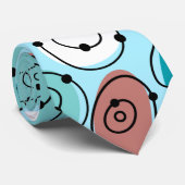 Cravate Ovales atomiques (Roulé)