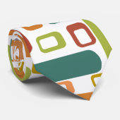 Cravate Ovales et cercles (Roulé)