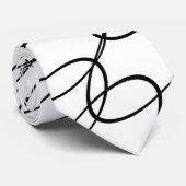 Cravate Ovales linéaires Abstraits (Roulé)