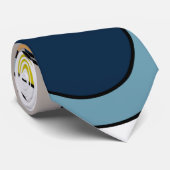 Cravate Ovales modernes du milieu du siècle (Roulé)