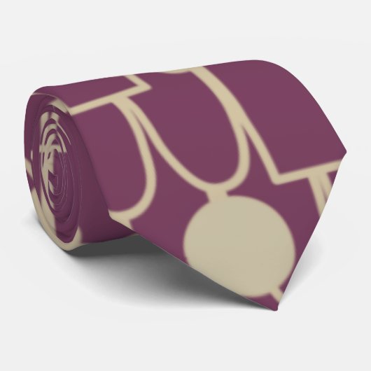 Cravate Ovales, Rectangle et Cercles, Oh Mon Dieu ! (Roulé)