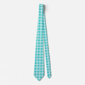 Cravate Ovarian Cancer Awareness Plaid Teal Ribbon (Devant)