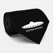 Cravate OVNI de ballon météorologique (Roulé)