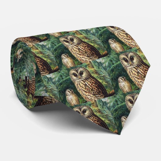 Cravate Owls (Roulé)