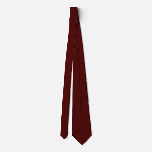 Cravate Oxblood Red 4A0000 Conception couleur solide (Dos)
