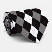 Cravate Oxford Tales A Deux Jacquards (Roulé)