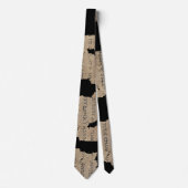 Cravate P52 Papyrus Fragment Tie–Earliest New Testament (Devant)