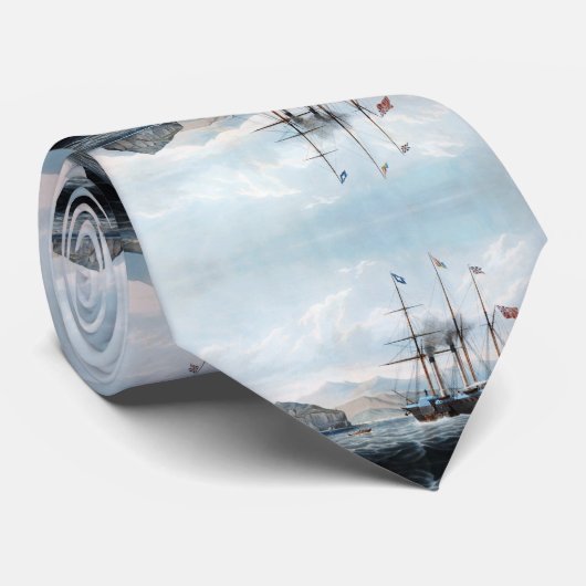 Cravate P&O vapeur Bentinck 1844 (Roulé)