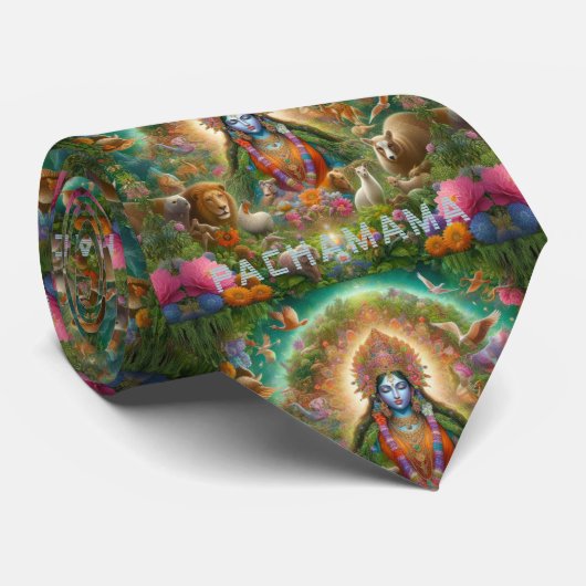 Cravate Pachamama (Roulé)