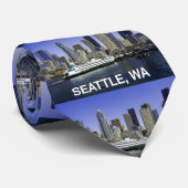 Cravate Pacific Northwest Seattle Ferry & Builds (Roulé)