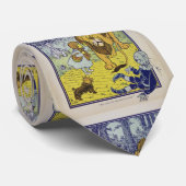 Cravate Page lâche de livre de magicien d'Oz de lion (Roulé)