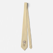 Cravate Paille Casquette beige (Devant)