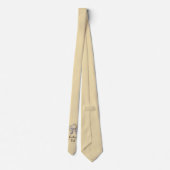 Cravate Paille Casquette beige (Dos)