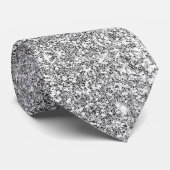 Cravate Paillette argent (Roulé)