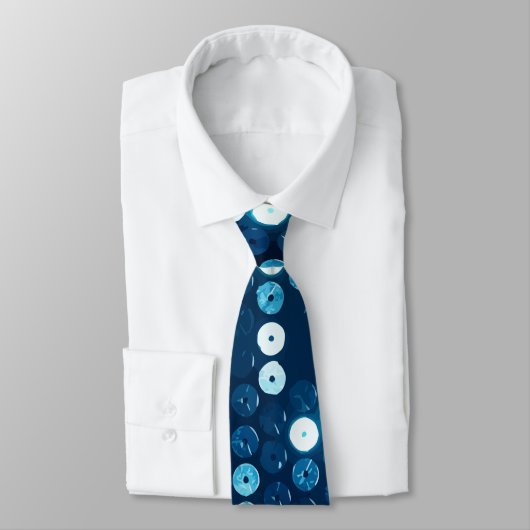 Cravate paillettes bleu brillant (Attaché)