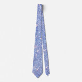 Cravate Paillettes Blue Paradise (Devant)