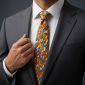 Cravate Paillettes multicolores pour une élégance festive