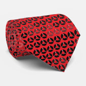 Cravate paillettes rouges brillantes (Roulé)