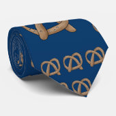 Cravate Pain Au Pain Salé Pretzel Cartoon Art (Roulé)