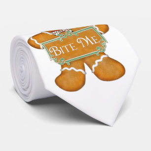 Cravate Pain d'épices Homme 2 - Bite Me