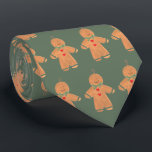 Cravate Pain d'épices vintage homme Christmas Sage Green<br><div class="desc">Vintage homme en pain d'épices,  nouveauté,  bonbons,  biscuits,  plaisir,  vert sauge,  festif,  faveurs,  humour,  motif rétro,  cravate. Vintage,  Noël vintage,  Joyeux Noël,  Pays des merveilles hivernales,  Noël traditionnel,  cravate.</div>