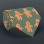 Cravate Pain d'épices vintage homme Christmas Sage Green<br><div class="desc">Vintage homme en pain d'épices,  nouveauté,  bonbons,  biscuits,  plaisir,  vert sauge,  festif,  faveurs,  humour,  motif rétro,  cravate. Vintage,  Noël vintage,  Joyeux Noël,  Pays des merveilles hivernales,  Noël traditionnel,  cravate.</div>