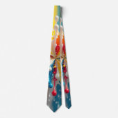 Cravate Paint Explosion necktie (Devant)