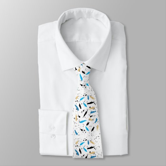 Cravate Paint Splatter (Attaché)