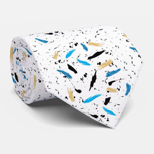 Cravate Paint Splatter (Roulé)