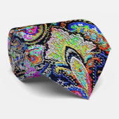 Cravate Paisley Blue 2 neg (Roulé)