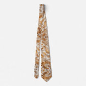 Cravate Paisley Motif éclaté Peach (Dos)