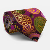 Cravate Paisley Purple (Roulé)