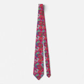 Cravate Paisley rouge (Devant)