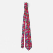 Cravate Paisley rouge (Dos)