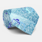 Cravate Paix bleue (Roulé)