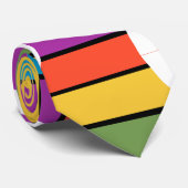 Cravate Paix des années 1970 (Roulé)