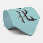 Cravate Paix, Harmonie, Chance (Roulé)