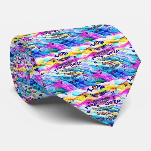 Cravate Paix interne_ (Roulé)