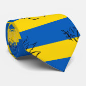 CRAVATE PAIX POUR L'UKRAINE ! (Roulé)