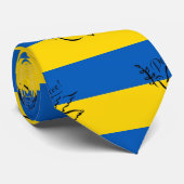 CRAVATE PAIX POUR L'UKRAINE ! (Roulé)