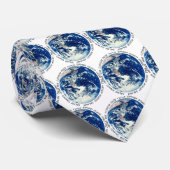 Cravate Paix sur Terre (Roulé)