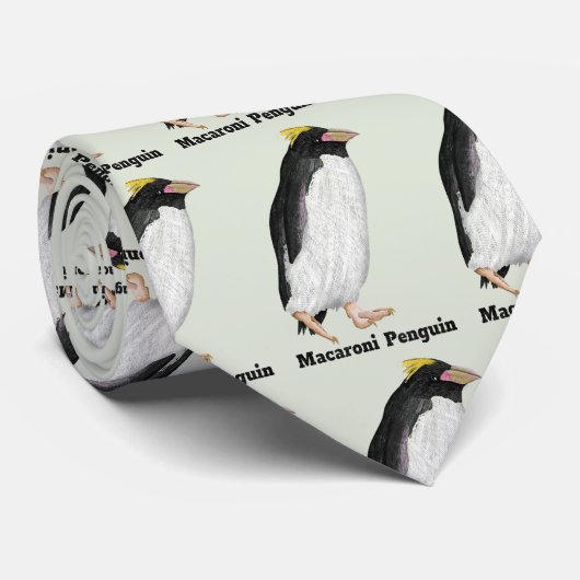 Cravate Palaeeudyptes Pingouin disparu (Roulé)