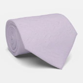 Cravate Pale Purple Pastel Texture solide (Roulé)
