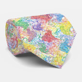 Cravate Palette d'artiste (Roulé)