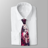 Cravate Palette rouge et noir bordeaux (Attaché)