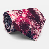 Cravate Palette rouge et noir bordeaux (Roulé)