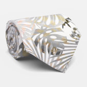 Cravate Palm feuille, tropical, Botanique, feuille, jungle (Roulé)